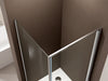 Box doccia con porta battente - vetro trasparente 6mm  EX416S - 80 x 80 x 195 cm