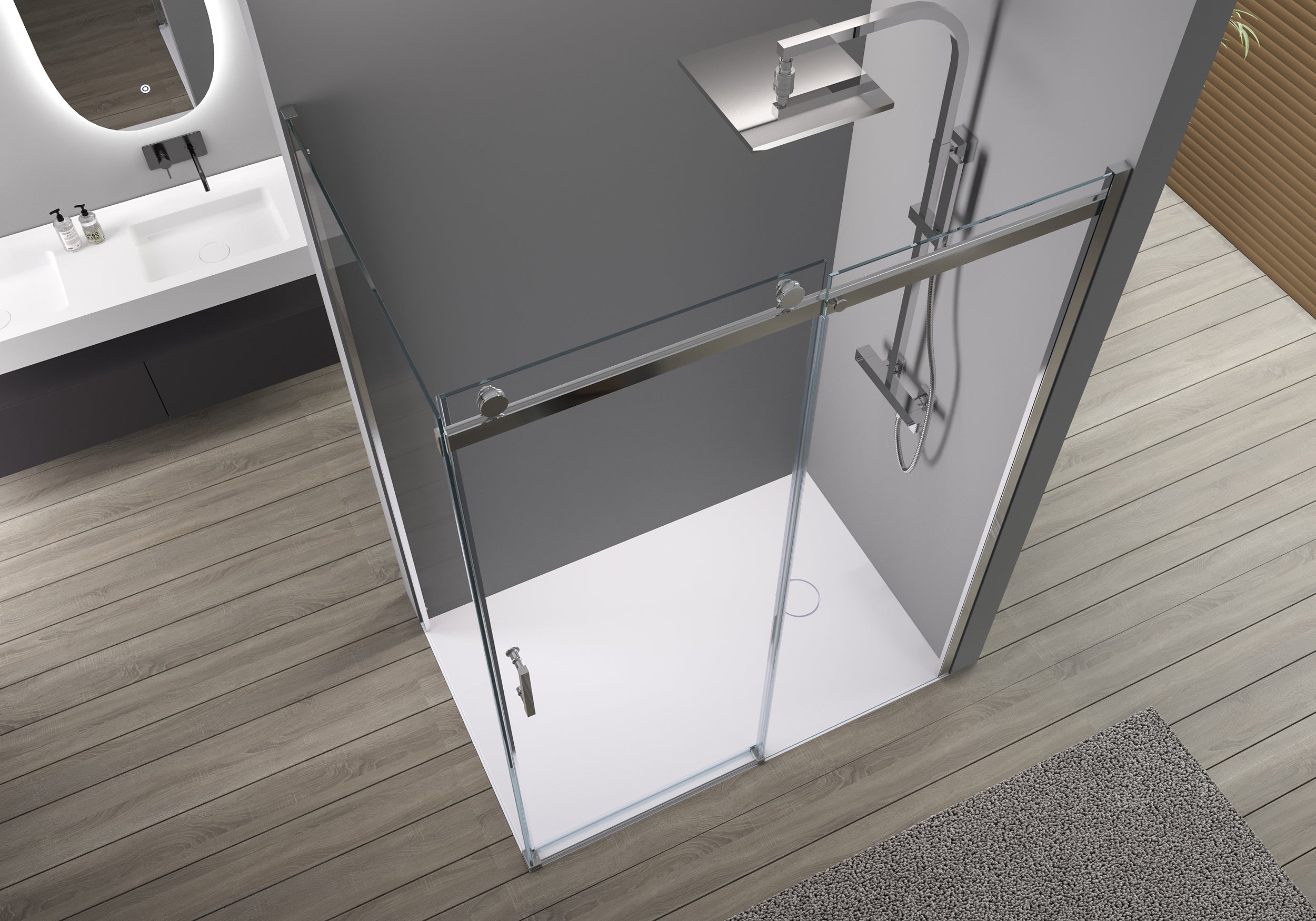 Cabina doccia con porta scorrevole EX806