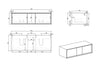 Mobili da bagno Fiona Multy 140 cm