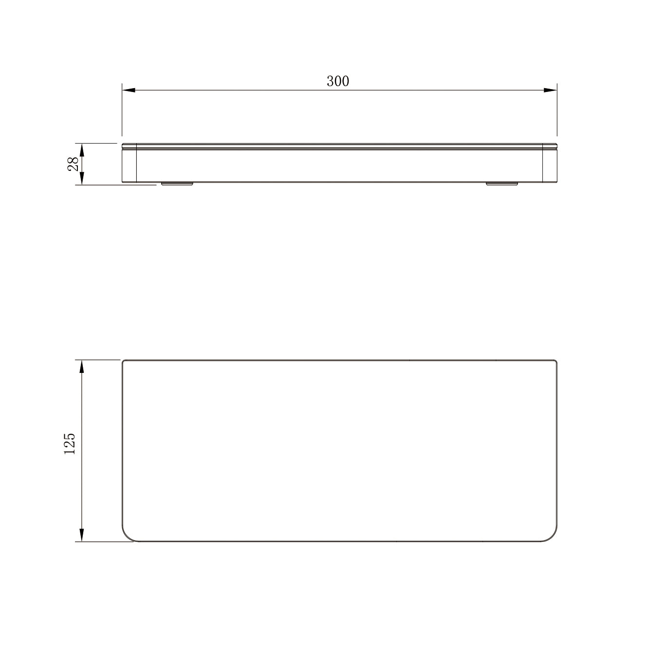 Mensola a muro Mensola per bagno G503