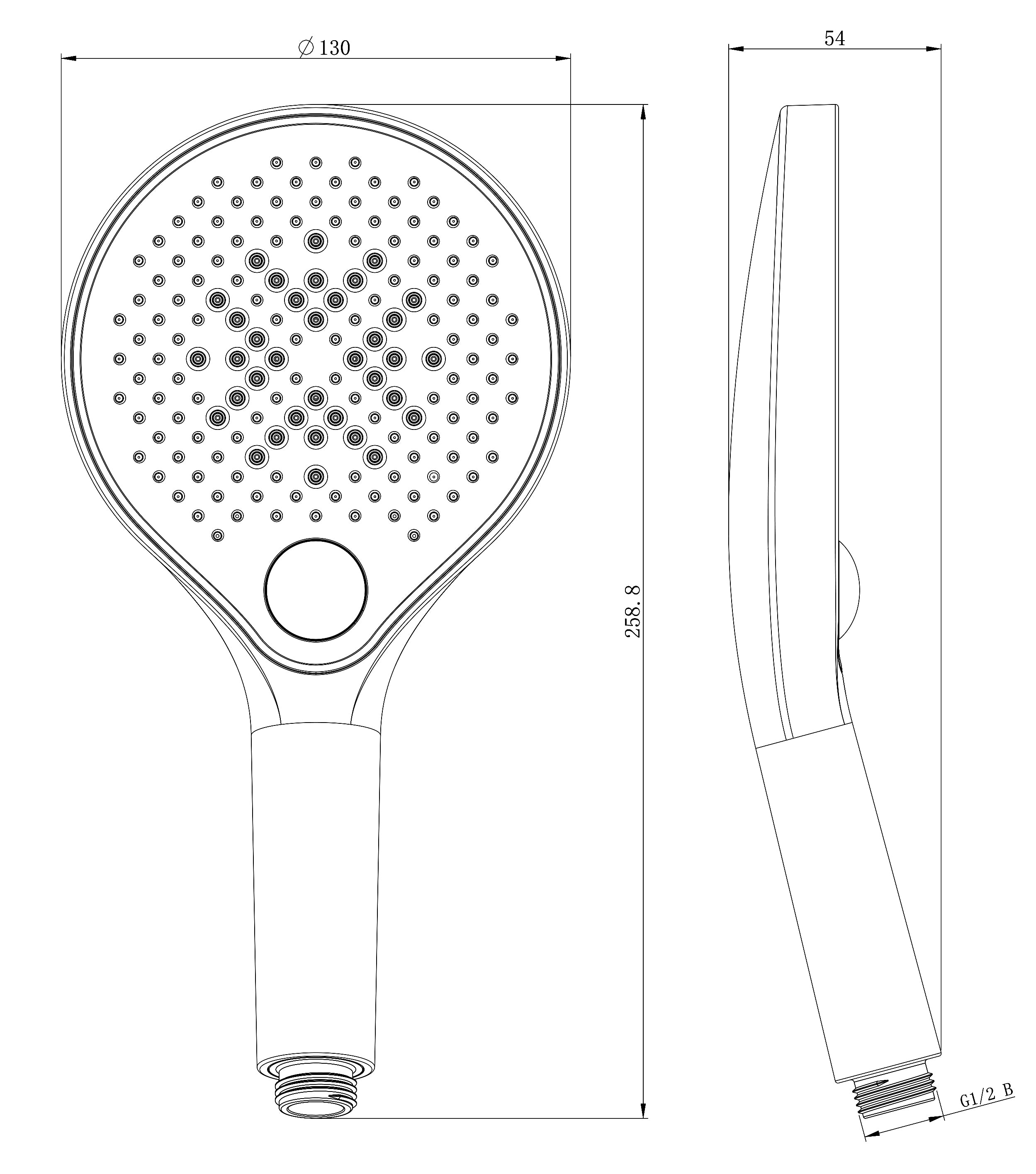Colonna doccia design termostatata 8221 BASIC