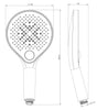 Colonna doccia design termostatata 8221 BASIC