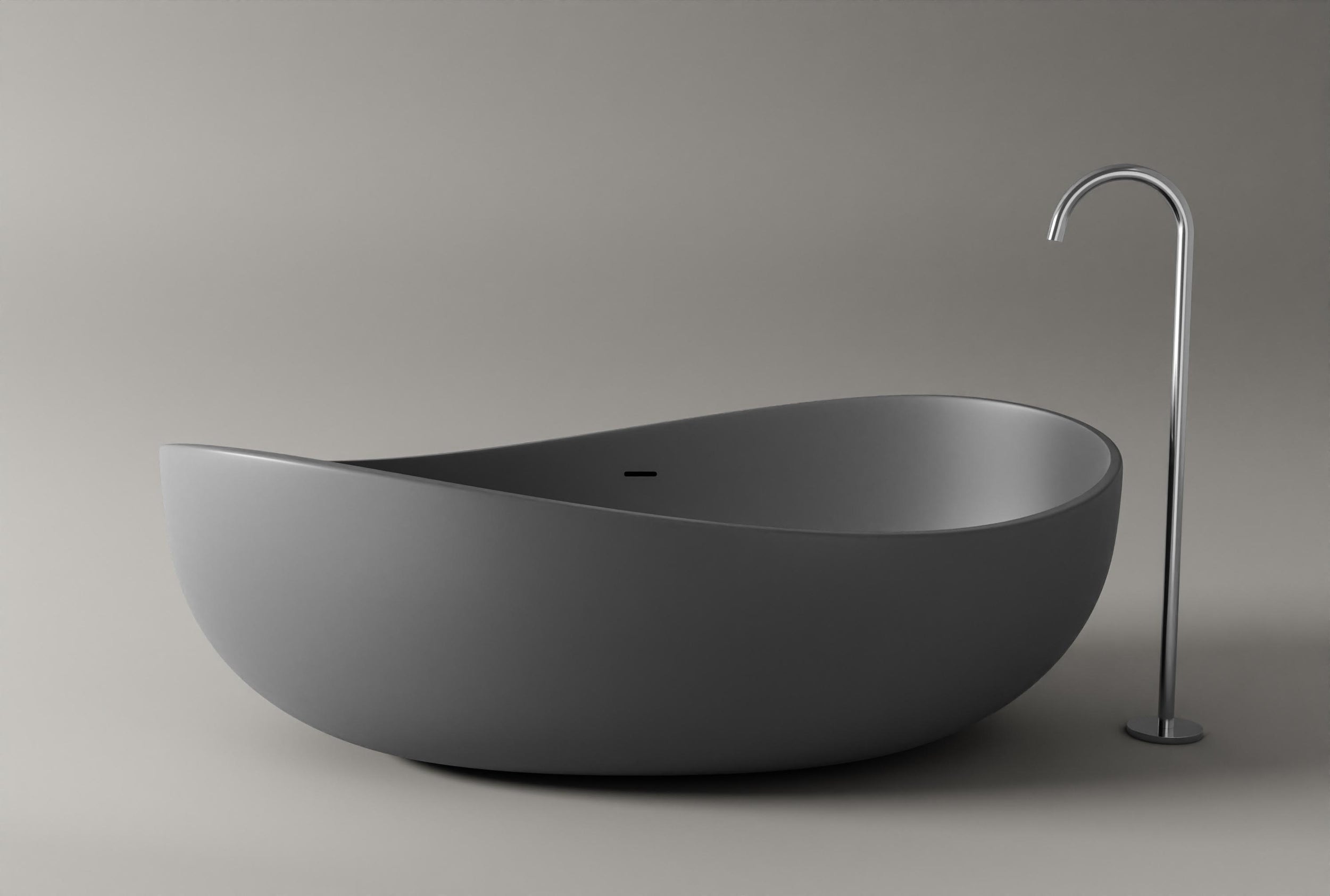 Vasca da bagno autoportante WAVE STONE