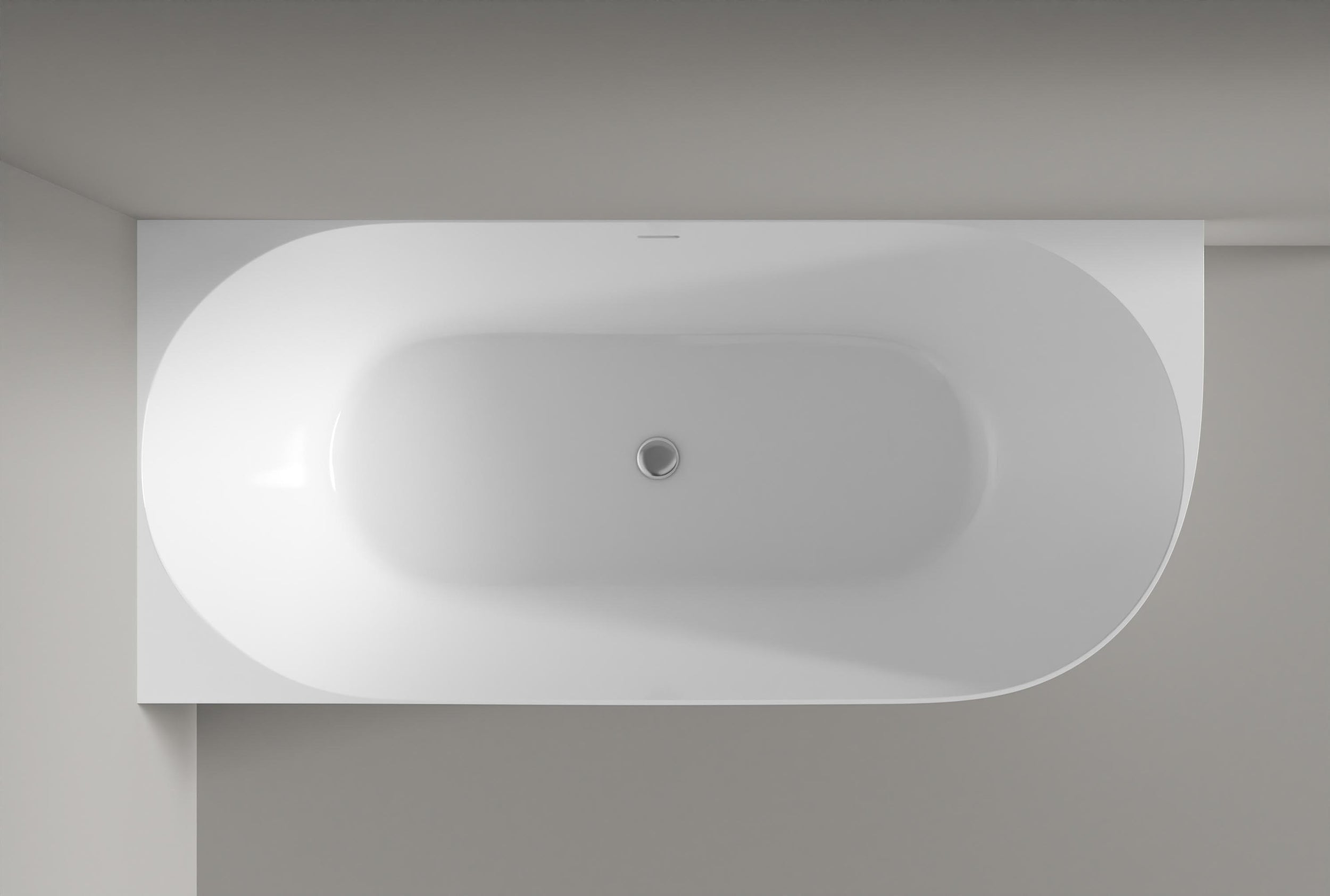 Vasca da bagno freestanding NOVA SLIM LINE Acrilico