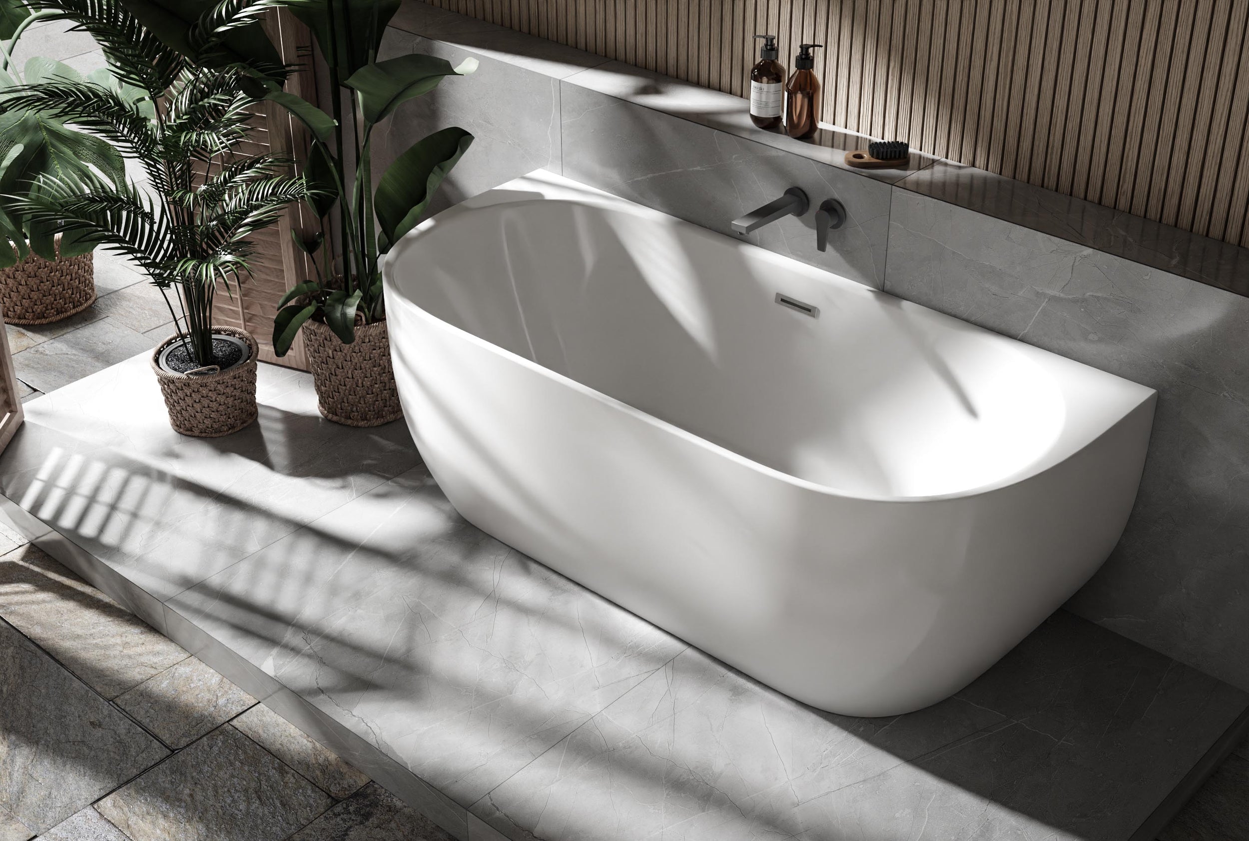 Vasca da bagno freestanding Lena in acrilico