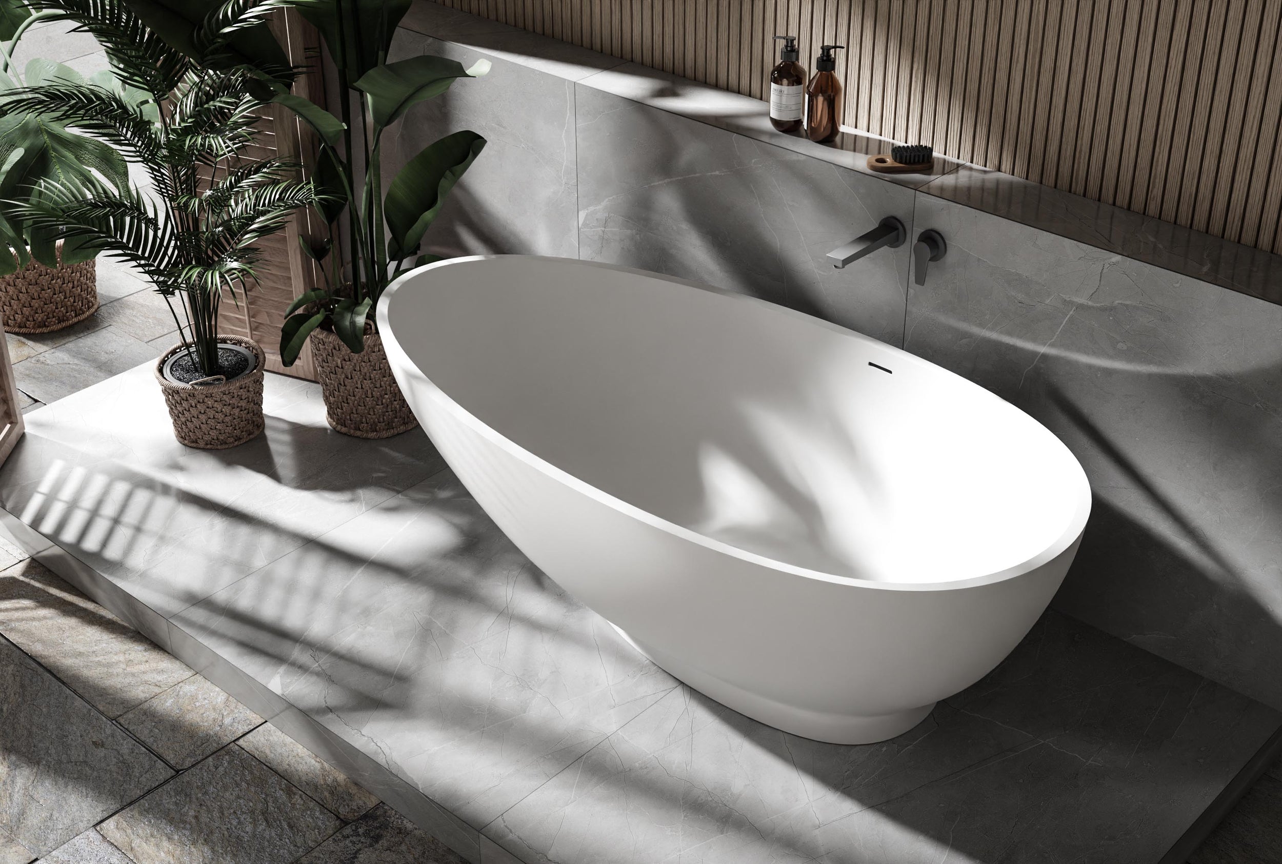 Vasca da bagno freestanding VIGO mineral cast