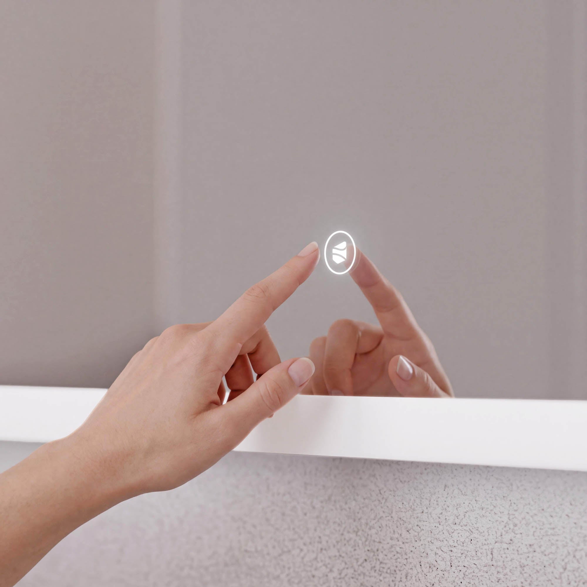Specchio da bagno a LED rettangolare AUREL