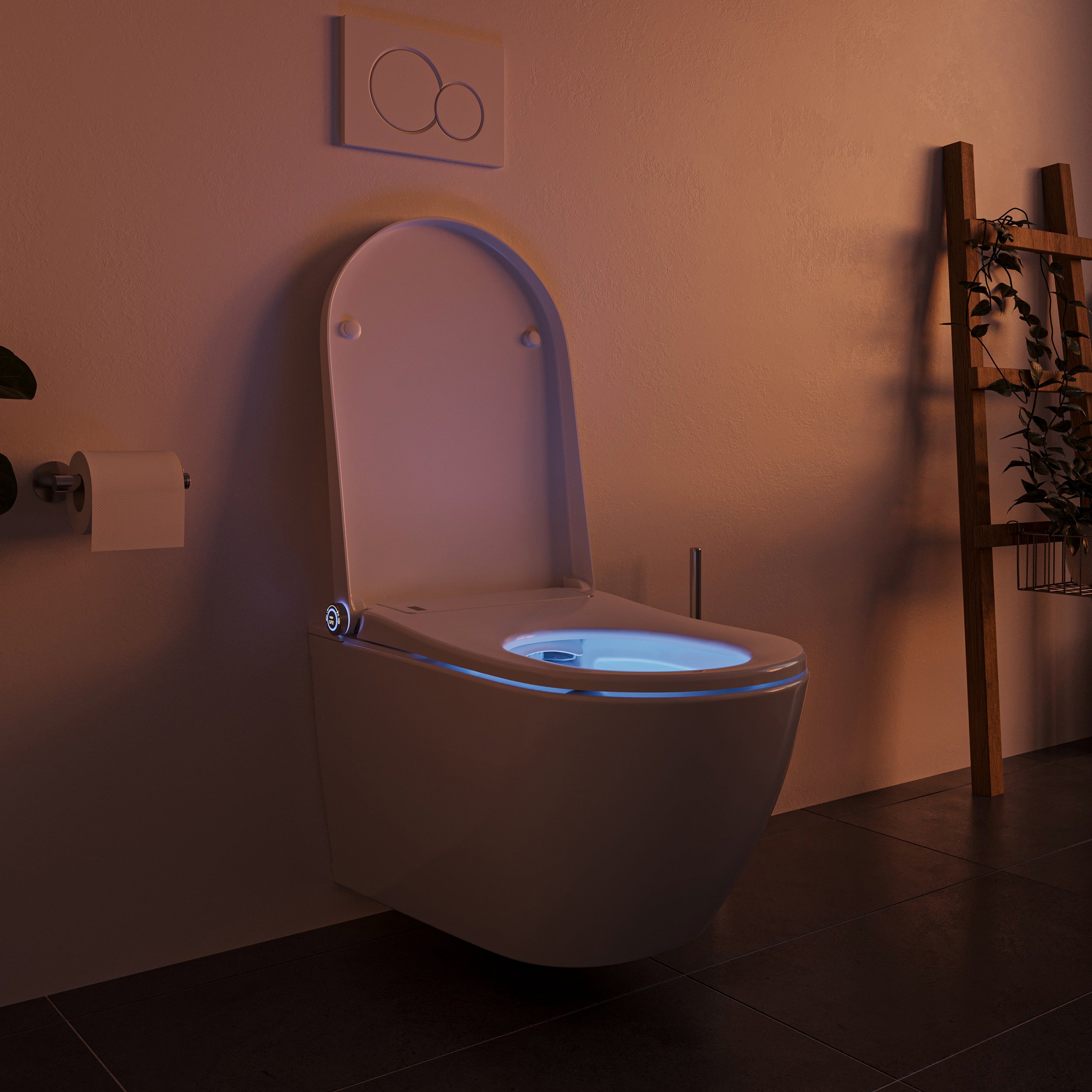 Set completo WC-doccia PRO+1102 con elemento da parete Geberit Duofix