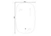 Specchio da bagno illuminato a LED INALCO Oval