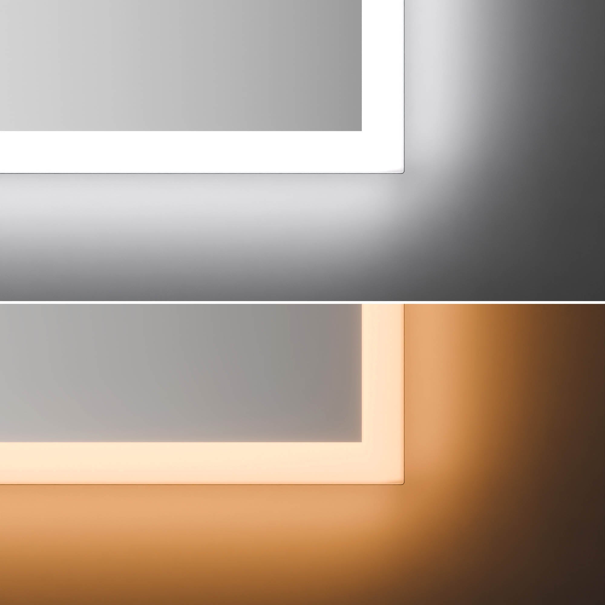Specchio da bagno a LED rettangolare AUREL