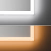Specchio da bagno a LED rettangolare AUREL