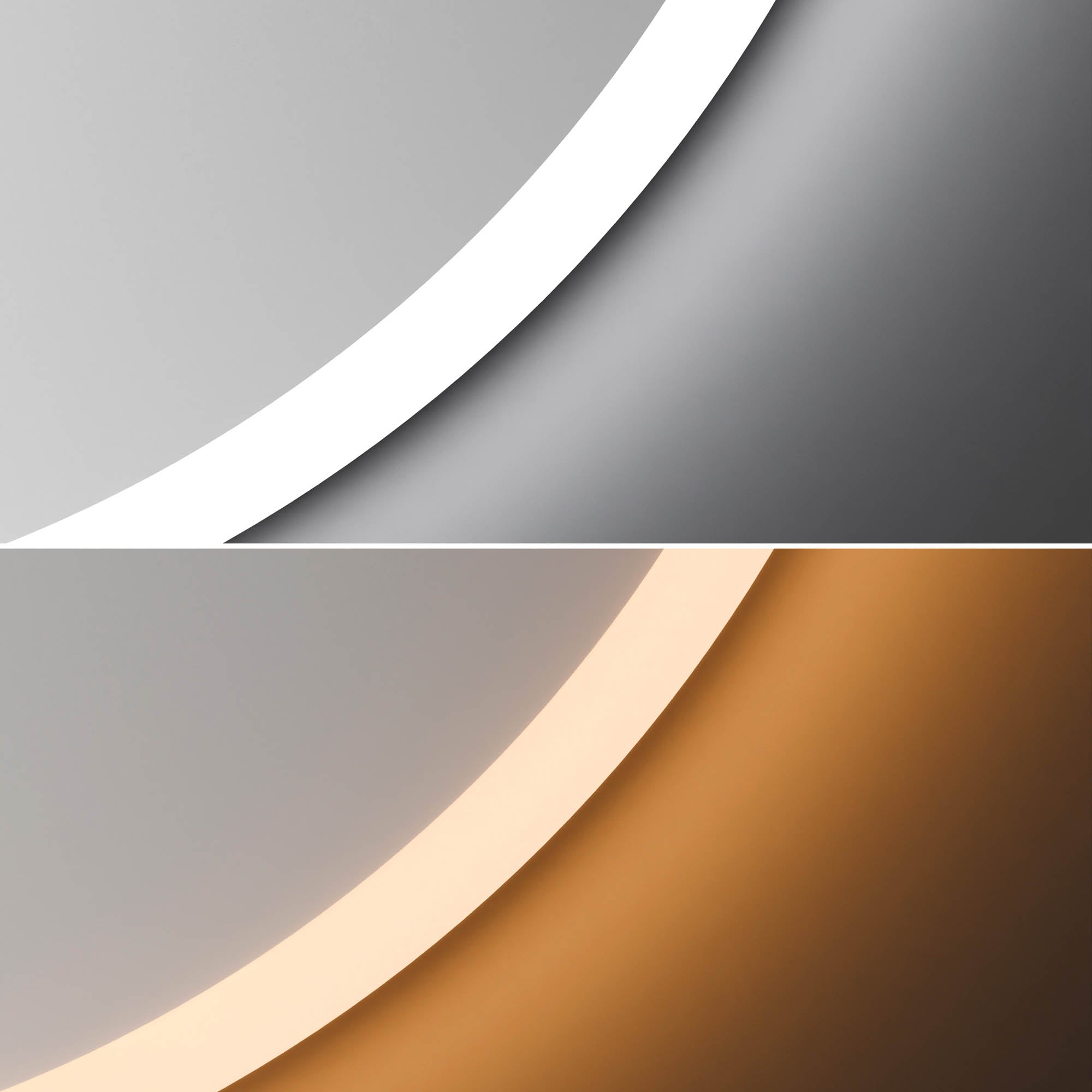 Specchio da bagno rotondo a LED AUREL