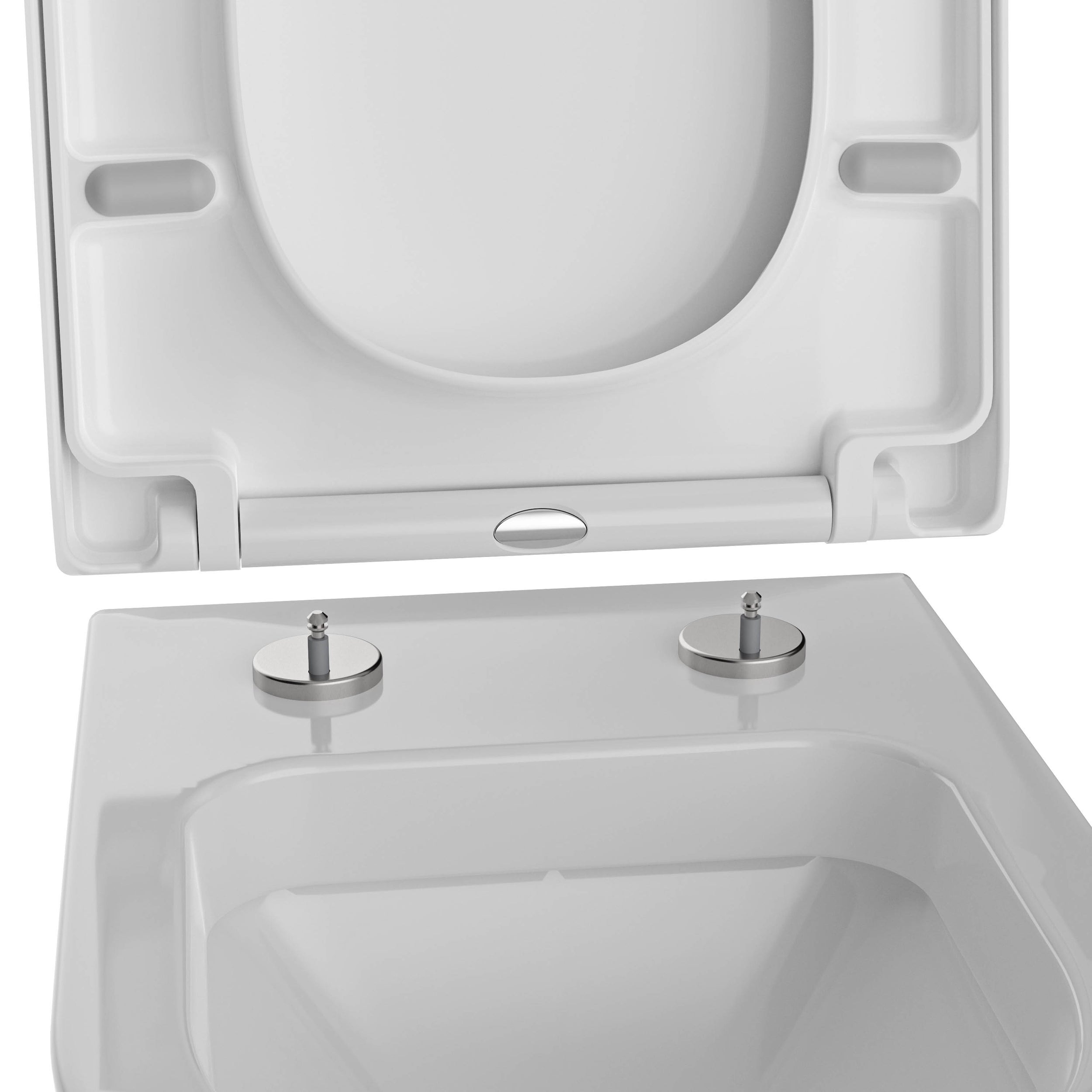 Sedile WC Coperchio WC con chiusura ammortizzata Coperchio di ricambio U1009