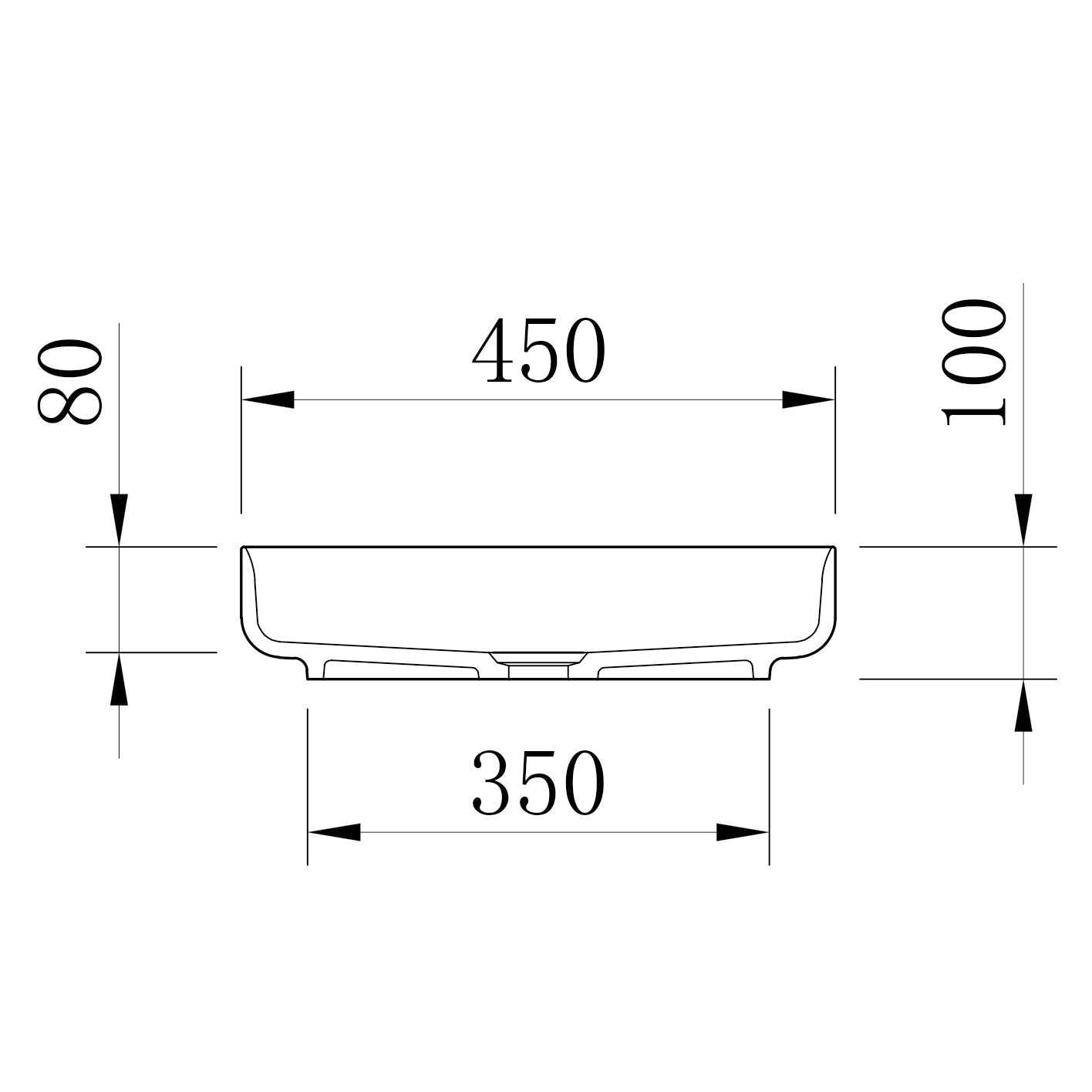 Lavabo da appoggio NT2420  di colata minerale - effetto cemento opaco - 45 x 45 x 10 cm