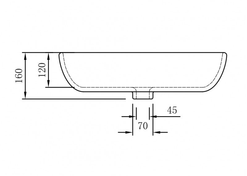 Lavabo da appoggio NT3155