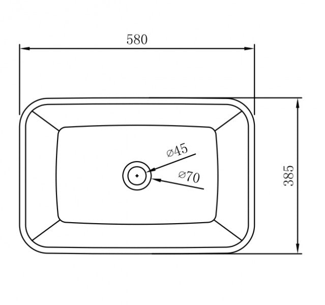 Lavabo da appoggio NT3155