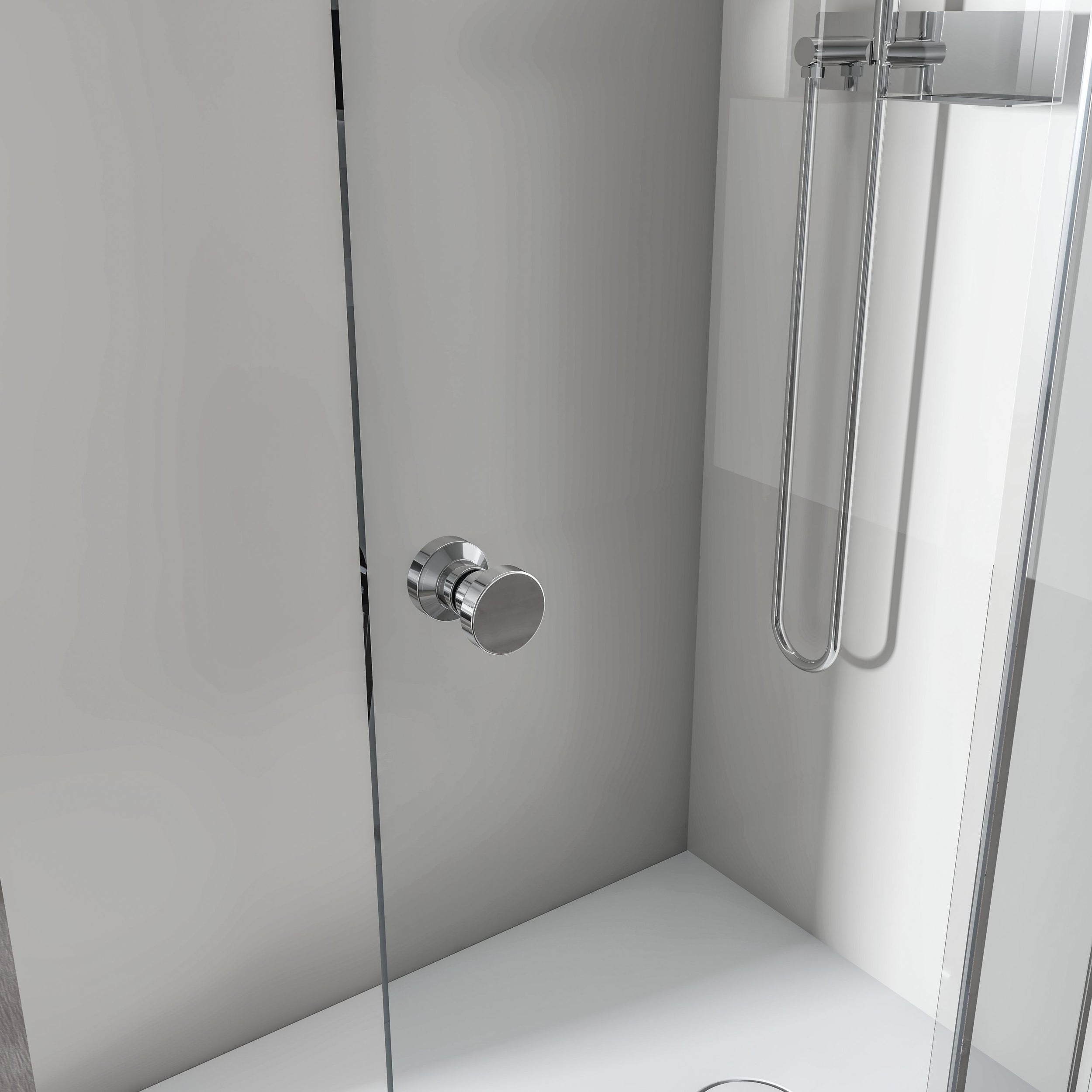 Doccia ad angolo con porta scorrevole NT504