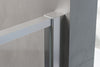 Doccia a incasso con porta a battente - due pannelli fissi NT607 - FLEX