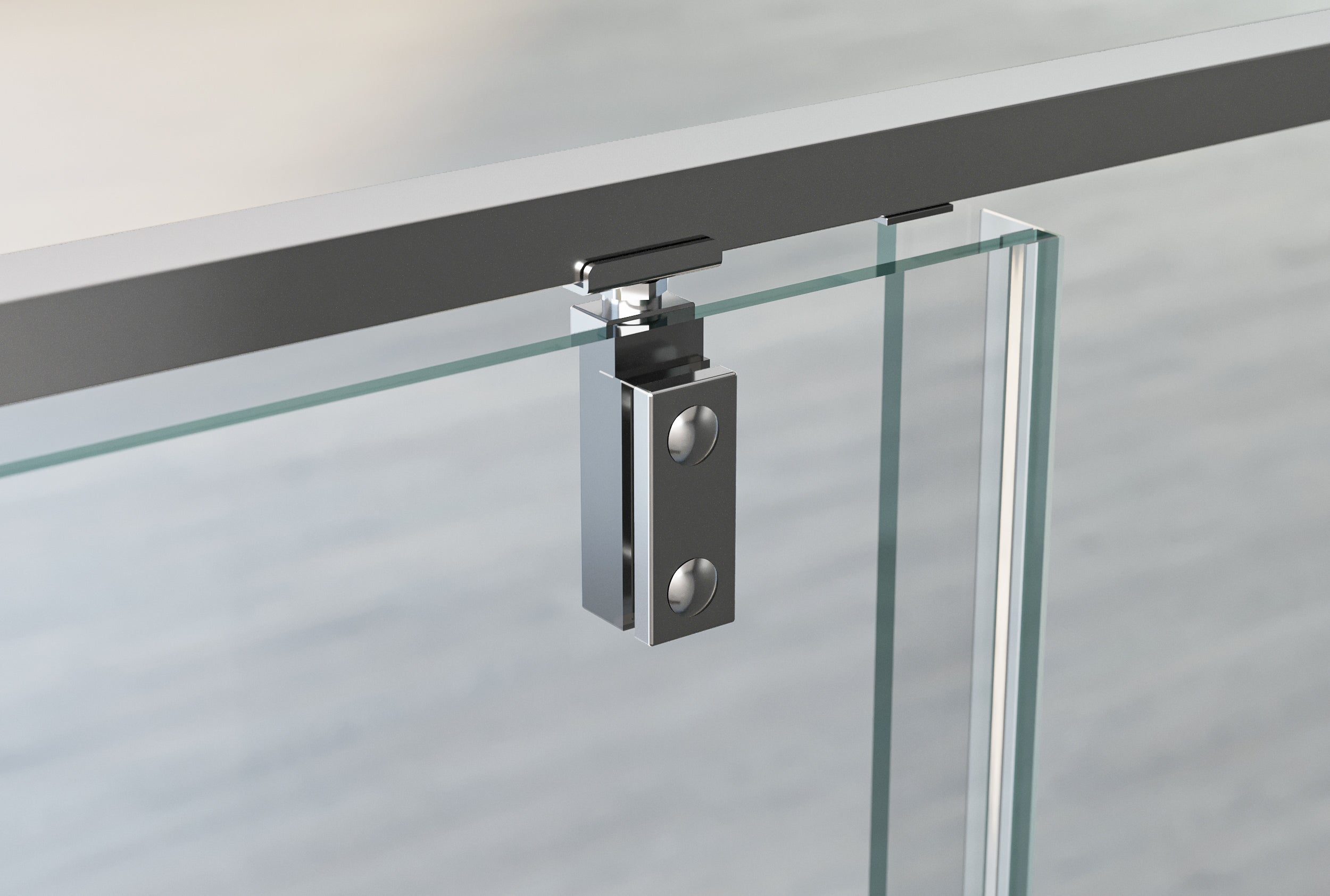 Doccia a incasso con porta a battente - due pannelli fissi NT607 - FLEX