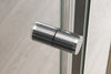 Doccia a incasso con porta a battente - due pannelli fissi NT607 - FLEX