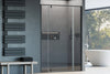 Doccia a incasso con porta a battente - due pannelli fissi NT607 - FLEX