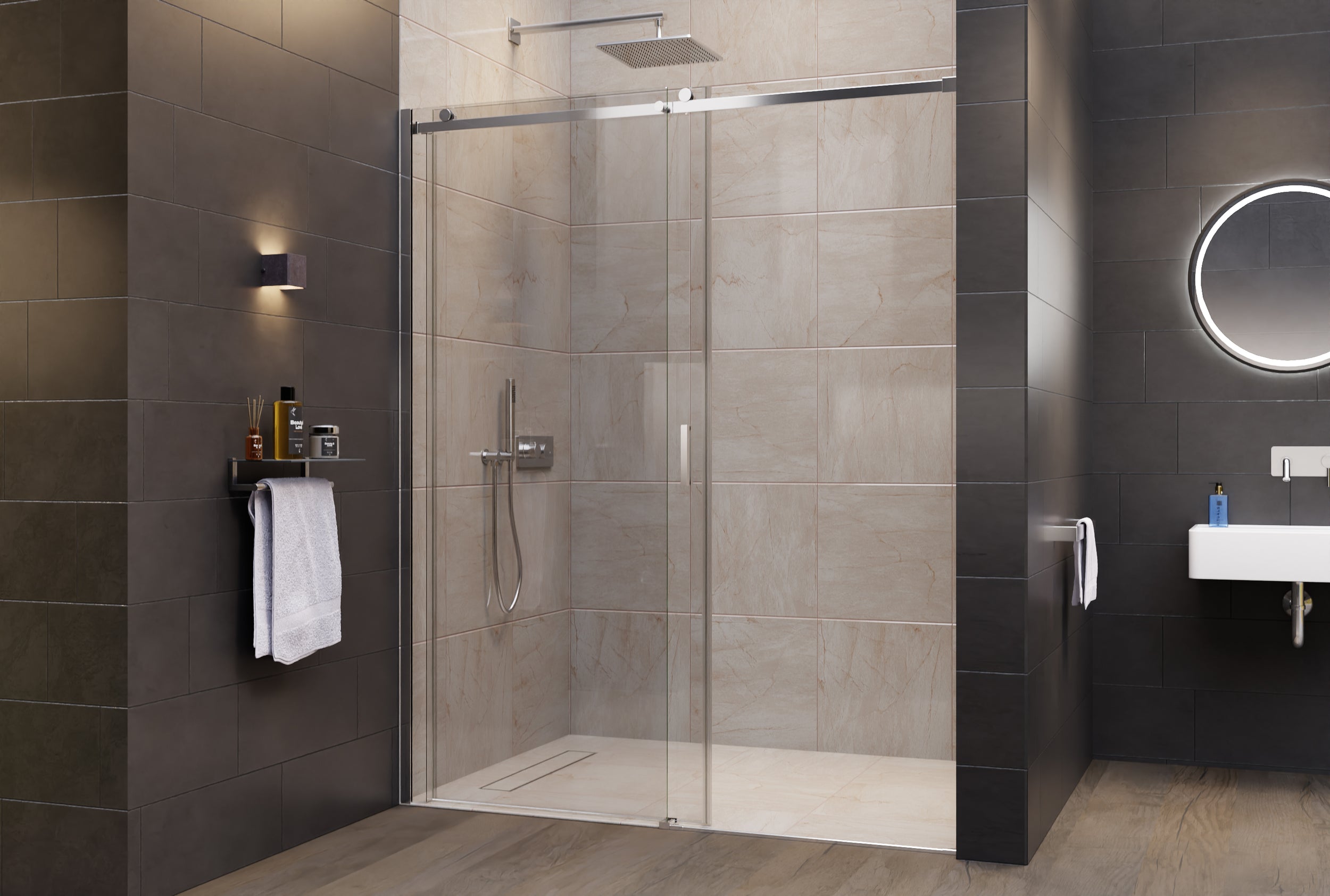 Nicchia doccia con porta scorrevole NT806 FLEX