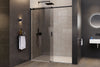 Nicchia doccia con porta scorrevole NT806 FLEX Nero opaco