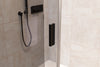 Nicchia doccia con porta scorrevole NT806 FLEX Nero opaco