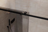 Nicchia doccia con porta scorrevole NT806 FLEX Nero opaco