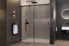 Nicchia doccia con porta scorrevole NT806 FLEX Nero opaco
