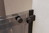 Nicchia doccia con porta scorrevole NT806 FLEX Nero opaco