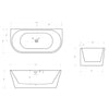 Vasca da bagno freestanding NOVA 