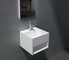 Lavabo a parete PB2035 in fusione minerale