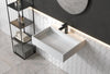 Lavabo a parete PB2080 in fusione minerale