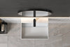 Lavabo a parete PB2080 in fusione minerale