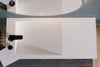 Lavabo a muro PB2088 in fusione minerale