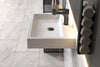 Lavabo a parete in fusione minerale PB2142