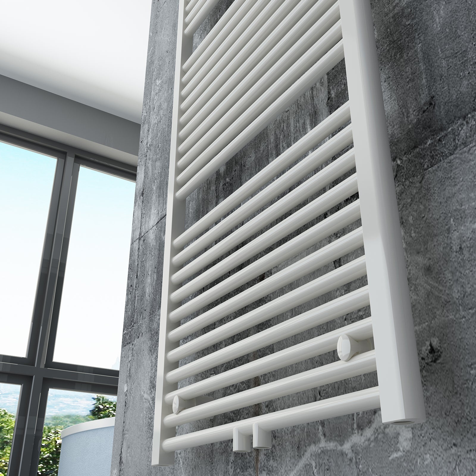 Termosifone da bagno scaldasalviette R18W