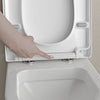 Sedile WC Coperchio WC con chiusura ammortizzata Coperchio di ricambio U1009