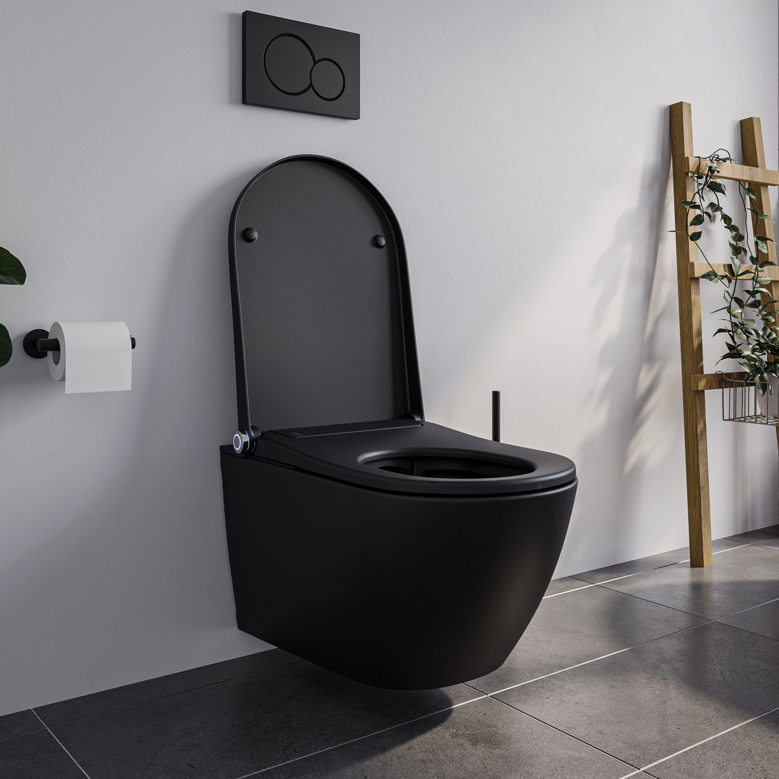WC doccia PREMIUM 1102 nero opaco