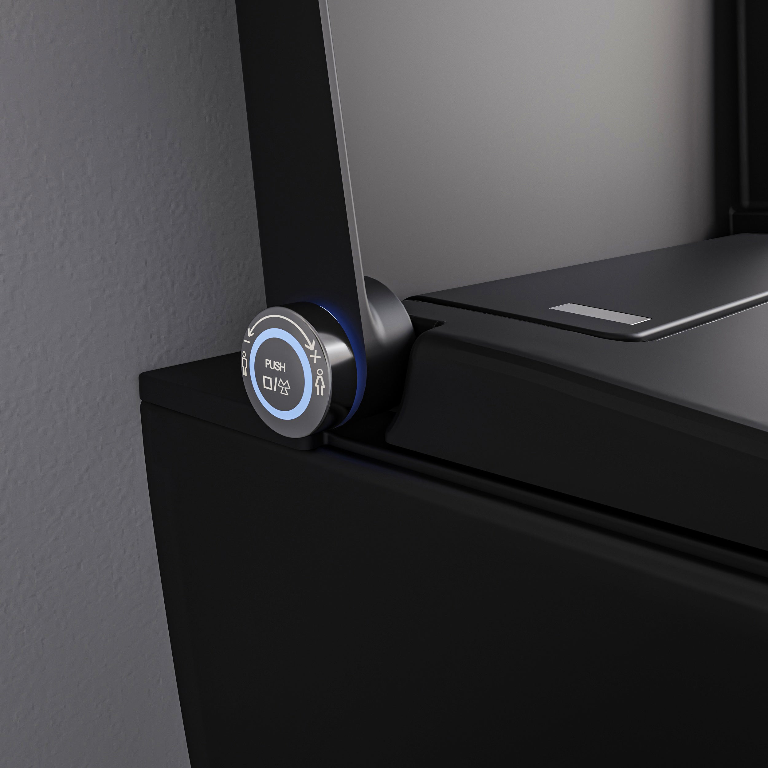 WC doccia PREMIUM 1102 nero opaco