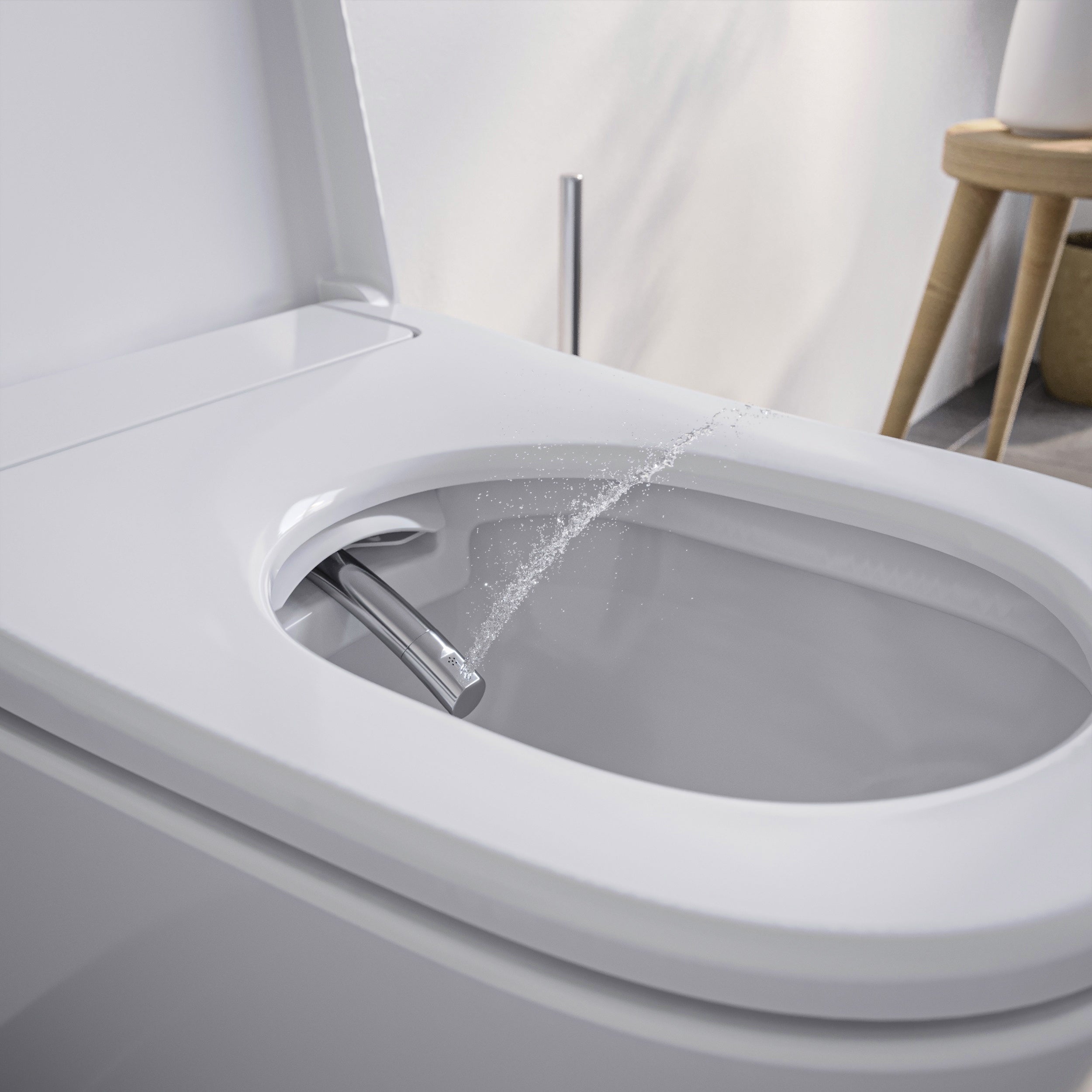 Set completo WC con doccia Basic 1104 con elemento da parete Geberit Duofix