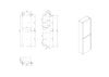 Mobile laterale da bagno TLB100