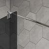Parete doccia Walk In EX101 Vetro temprato fumé - 10mm  - larghezza selezionabile