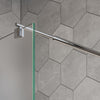 Parete doccia Walk In EX101 vetro temprato satin - 10mm  - larghezza selezionabile
