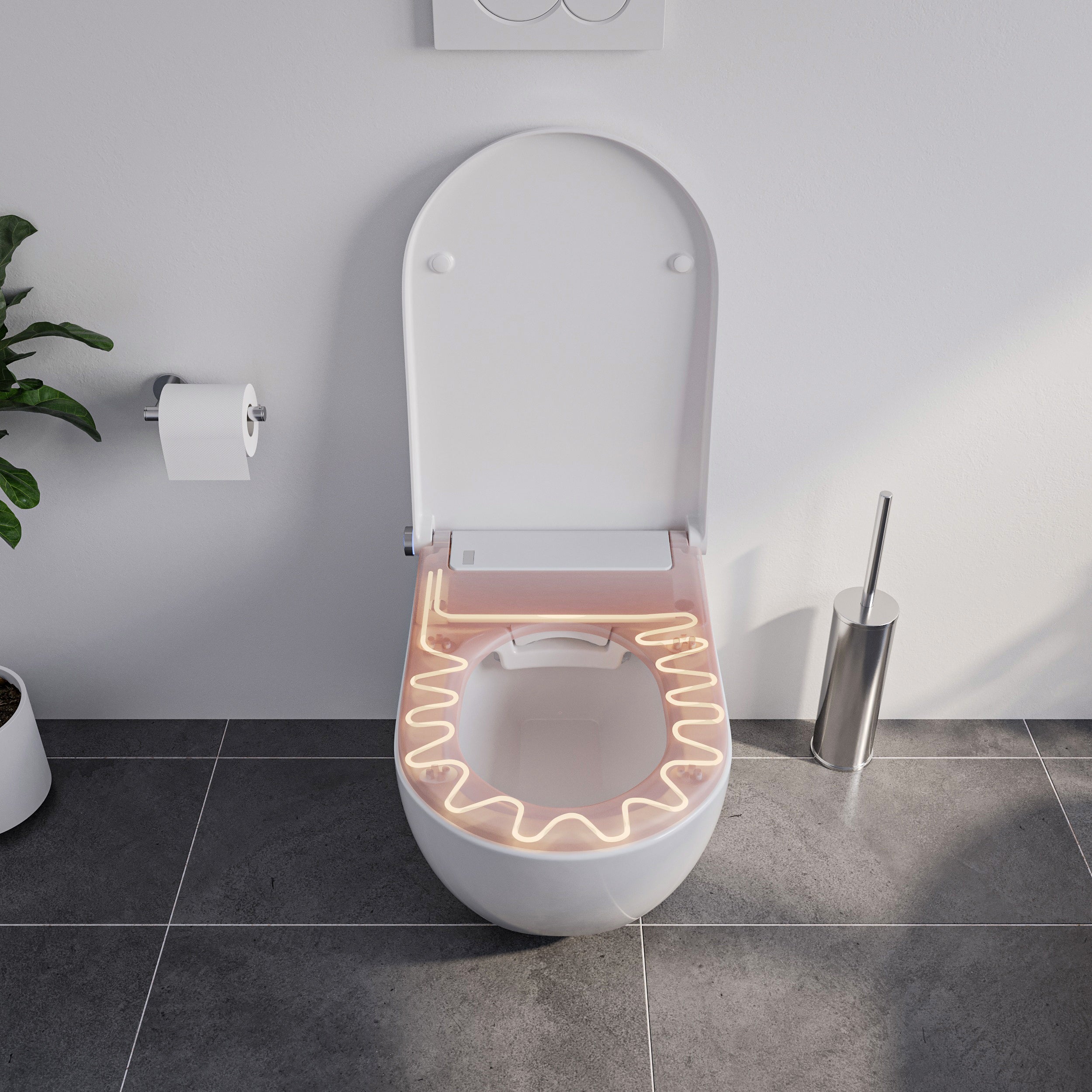 Set completo WC doccia PREMIUM 1102 con elemento da incasso Geberit Duofix