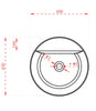 Lavabo a colonna TWZ65