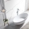 Vasca da bagno freestanding di design LEO Mineral Cast