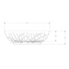 Vasca da bagno freestanding di design LEO Mineral Cast