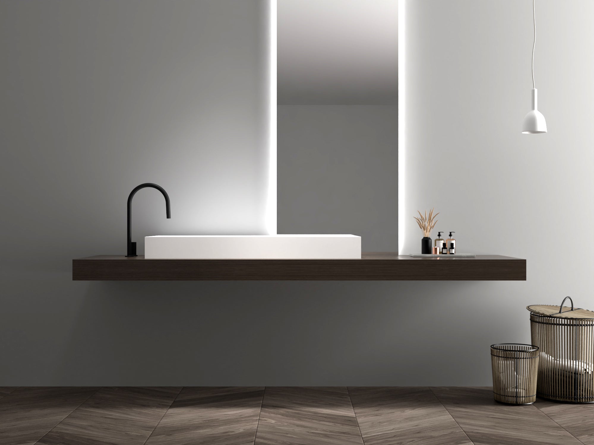 Lavabo a parete TWG211
